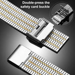 xDfind Seven Beads Buckle Stainless Steel Watch Band, For Apple Watch 42 / 44 / 45 / 46 / 49mm, For Apple Watch 38 / 40 / 41 / S10 42mm