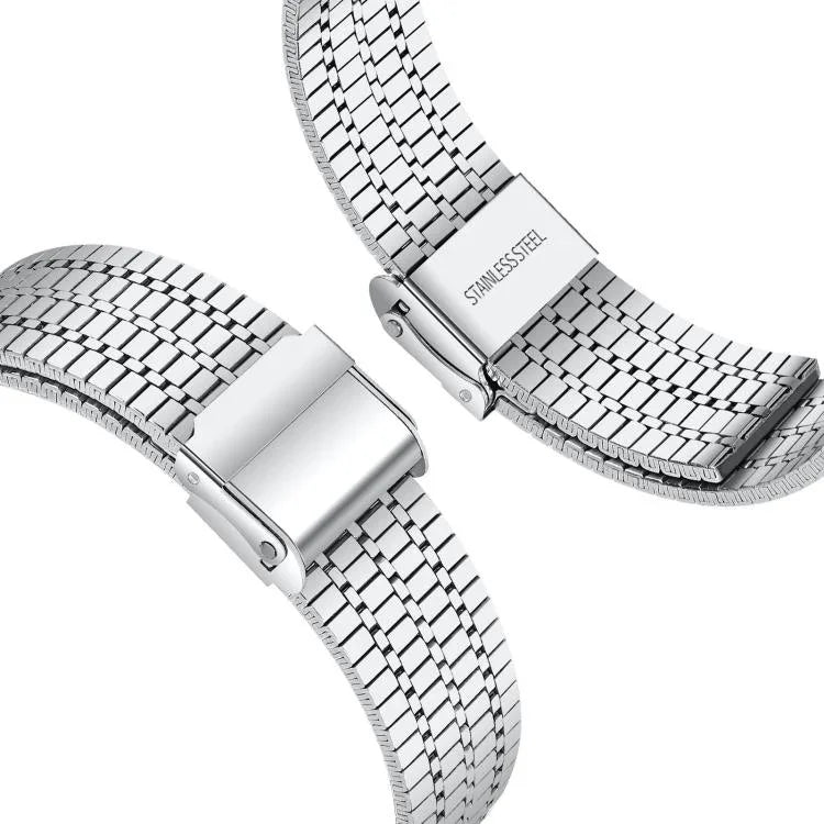 xDfind Seven Beads Buckle Stainless Steel Watch Band, For Samsung Galaxy Watch Ultra / Ultra 2025, For Samsung Galaxy Watch8 / 8 Classic, For Samsung Galaxy Watch 7 / 6 / 5 / FE