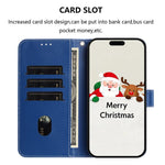 Christmas Series Buckle Leather Phone Case with Hand Strap, For iPhone 11 Pro Max, For iPhone 11, For iPhone 11 Pro, For iPhone XS / X, For iPhone XR, For iPhone XS Max, For iPhone 8 Plus / 7 Plus