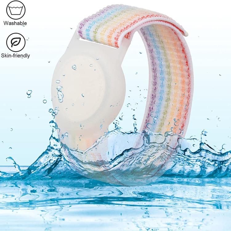 xDfind Nylon Loop Watch Band Style Anti-lost Tracker Protective Cover, For AirTag 2nd Gen / AirTag 1st Gen