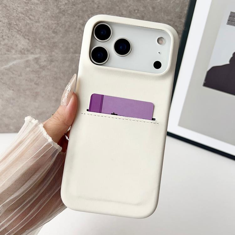 Skin Feel Sheepskin Card Slot Phone Case, For iPhone 12 / 12 Pro, For iPhone 12 Pro Max