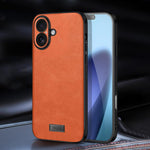 SULADA Shockproof TPU Hybrid Handmade Leather Phone Case, For iPhone 17 Pro Max, For iPhone 17 Pro, For iPhone 17, For iPhone Air