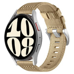 xDfind Two-section Nylon Watch Band, For Samsung Galaxy Watch Ultra / Ultra 2025, For Samsung Galaxy Watch8 / 8 Classic, For Samsung Galaxy Watch 7 / 6 / 5 / FE