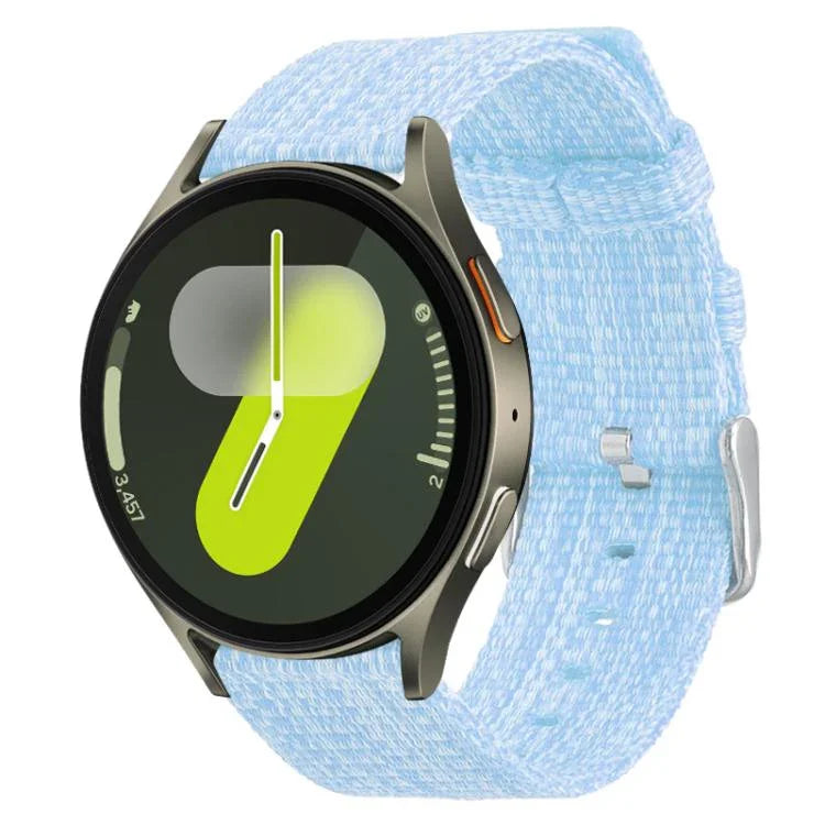 xDfind Nylon Canvas Watch Band, For Samsung Galaxy Watch Ultra / Ultra 2025, For Samsung Galaxy Watch8 / 8 Classic, For Samsung Galaxy Watch 7 / 6 / 5 / FE, For Samsung Galaxy Fit3
