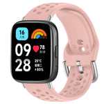 xDfind Silver Buckle Silicone Sport Watch Band, For Xiaomi Band 10 Pro / 9 Pro / Redmi Watch 6, For Redmi Watch 3 Active / Watch 3 Lite, For Redmi Watch 3
