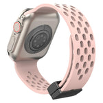 xDfind Magnetic Clasp Silicone Watch Band, For Apple Watch 42 / 44 / 45 / 46 / 49mm, For Apple Watch 38 / 40 / 41 / S10 42mm