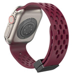 xDfind Magnetic Clasp Silicone Watch Band, For Apple Watch 42 / 44 / 45 / 46 / 49mm, For Apple Watch 38 / 40 / 41 / S10 42mm
