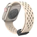 xDfind Magnetic Clasp Silicone Watch Band, For Apple Watch 42 / 44 / 45 / 46 / 49mm, For Apple Watch 38 / 40 / 41 / S10 42mm