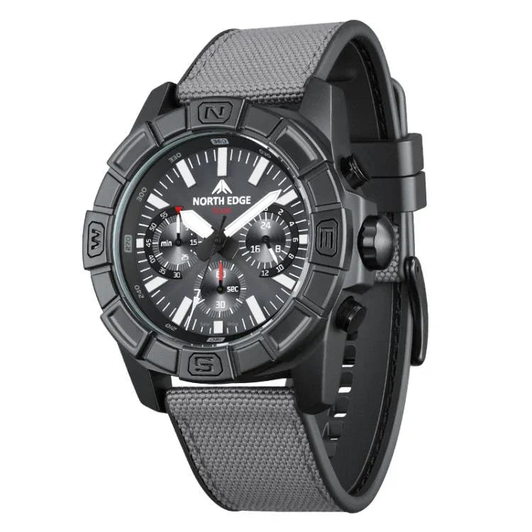 NORTH EDGE BLAZE Outdoor Waterproof Men Solar Charging Smart Sports Watch