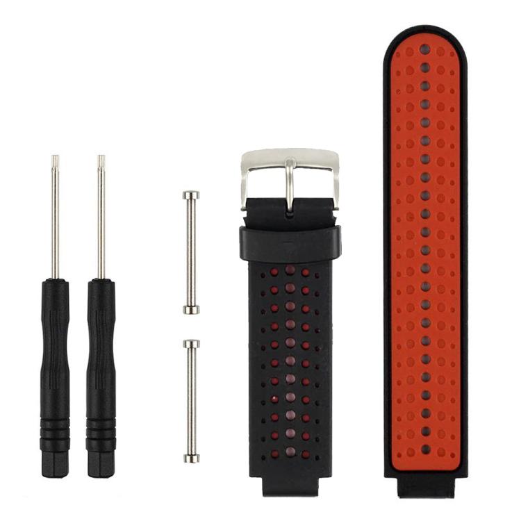xDfind Two-color Silicone Watch Band with Tool, For Garmin Forerunner 235/220/620/630/230/735