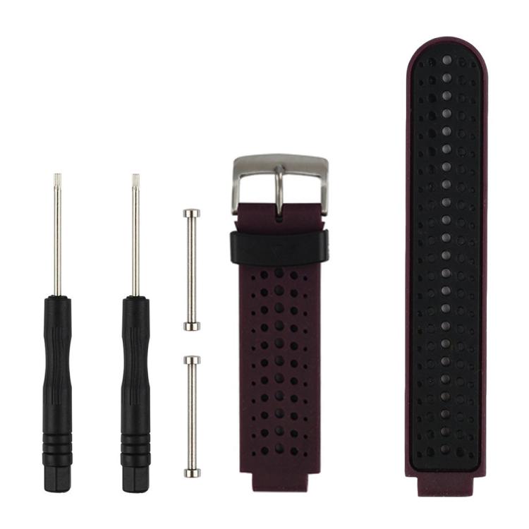 xDfind Two-color Silicone Watch Band with Tool, For Garmin Forerunner 235/220/620/630/230/735