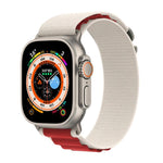 Buckle Loop Nylon Watch Band with 3D Curved Film, For Apple Watch Series 45mm