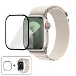 Buckle Loop Nylon Watch Band with 3D Curved Film, For Apple Watch Series 41mm