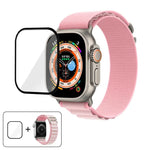 Buckle Loop Nylon Watch Band with 3D Curved Film, For Apple Watch Ultra 2 / 1 49mm