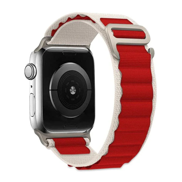 Buckle Loop Nylon Watch Band with 3D Curved Film, For Apple Watch Series 38mm