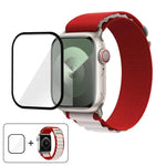 Buckle Loop Nylon Watch Band with 3D Curved Film, For Apple Watch Series 42mm