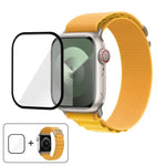 Buckle Loop Nylon Watch Band with 3D Curved Film, For Apple Watch Series 42mm