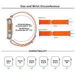 Buckle Loop Nylon Watch Band with 3D Curved Film, For Apple Watch Series 38mm