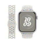 Butterfly Buckle Color Dot Silicone Watch Band with 3D Curved Film, For Apple Watch Series 42mm