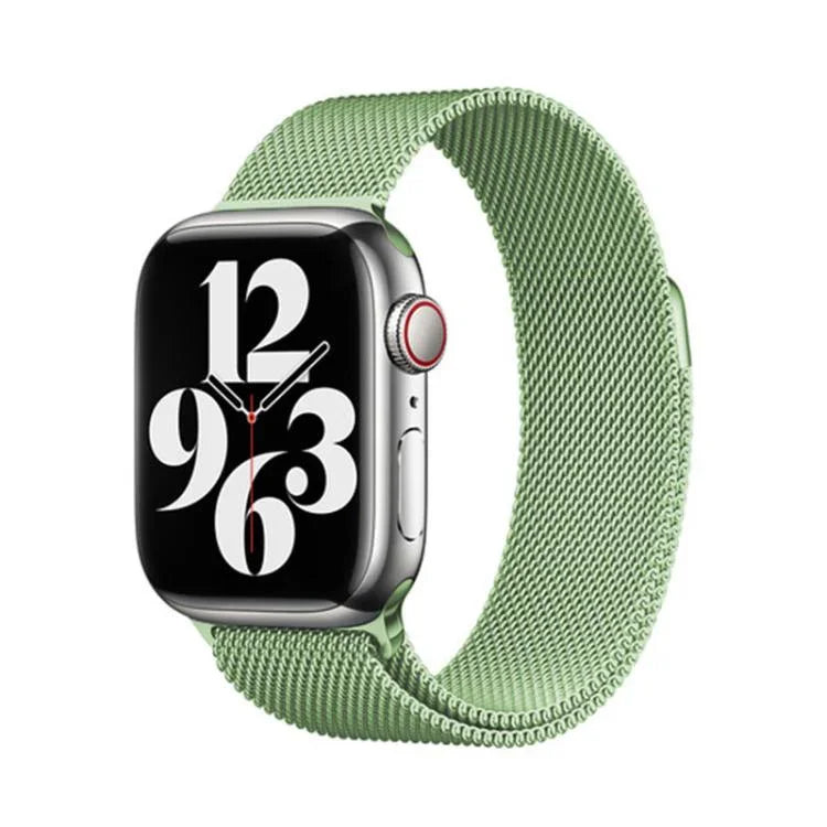 Milanese Stainless Steel Watch Band with 3D Curved Film, For Apple Watch Series 40mm, For Apple Watch Ultra 2 / 1 49mm, For Apple Watch Series 45mm