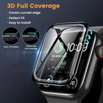 Milanese Stainless Steel Watch Band with 3D Curved Film, For Apple Watch Series 40mm, For Apple Watch Ultra 2 / 1 49mm, For Apple Watch Series 45mm