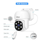 SriHome NVS005-POE030 3MP HD 4-CH POE Camera Network Video Recorder Kit, 3MP 4-CH