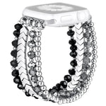 xDfind Arrow Crystal Beaded Metal Watch Band, For Apple Watch 42 / 44 / 45 / 46 / 49mm, For Apple Watch 38 / 40 / 41 / S10 42mm