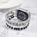 xDfind Arrow Crystal Beaded Metal Watch Band, For Apple Watch 42 / 44 / 45 / 46 / 49mm, For Apple Watch 38 / 40 / 41 / S10 42mm