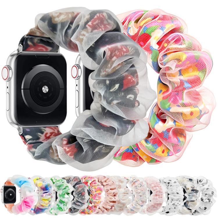 xDfind Polyester Hybrid Organza Double Layer Watch Band, For Apple Watch 42 / 44 / 45 / 46 / 49mm, For Apple Watch 38 / 40 / 41 / S10 42mm