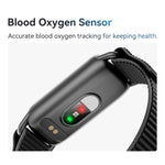 GL1 0.96 inch TFT Screen Fitness Tracker Smart Wristband Support Heart Rate Monitoring