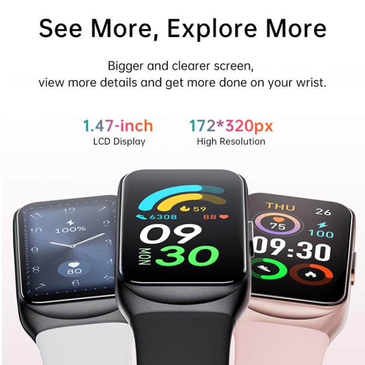 GL2 1.47 inch TFT Screen Fitness Tracker Smart Wristband Support Heart Rate Monitoring