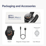 GTR3 1.43 inch AMOLED Screen Fitness Tracker Smart Watch Support Heart Rate Monitoring