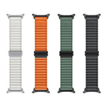 Marine Loop Nylon Watch Band with 3D Curved Film, For Samsung Galaxy Watch Ultra 2025, For Samsung Galaxy Watch Ultra 47mm
