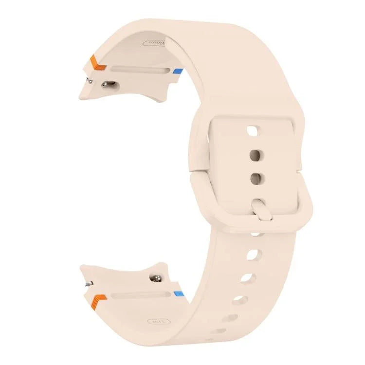 Plain Stitching Silicone Watch Band with 3D Curved Film, For Samsung Galaxy Watch4 Active 40mm, For Samsung Galaxy Watch4 Active 44mm