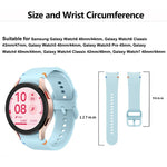 Plain Stitching Silicone Watch Band with 3D Curved Film, For Samsung Galaxy Watch4 Classic 46mm, For Samsung Galaxy Watch4 Classic 42mm, For Samsung Galaxy Watch5 Active 40mm, For Samsung Galaxy Watch5 Active 44mm