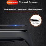 Plain Stitching Silicone Watch Band with 3D Curved Film, For Samsung Galaxy Watch4 Classic 46mm, For Samsung Galaxy Watch4 Classic 42mm, For Samsung Galaxy Watch5 Active 40mm, For Samsung Galaxy Watch5 Active 44mm