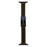 Magnetic Buckle 14mm Plain Genuine Leather Watch Band, For Apple Watch 46mm / 49mm / 45mm / 44mm, For Apple Watch 42mm / 41mm / 40mm / 38mm