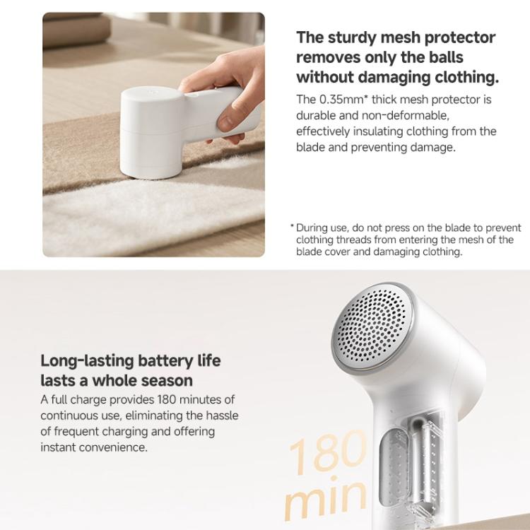 Original Xiaomi Mijia Hair Ball Trimmer Lint Remover 2, Lint Remover 2