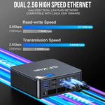 GMKtec NucBox K7 PLUS Mini PC, 13th Gen Intel Core i7 13620H, Windows 11 Pro, WiFi, BT, HDTV, DisplayPort, 16GB RAM + 512GB SSD, 32GB RAM + 1TB SSD