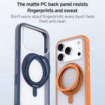 ZGA Feitian 360 Rotation Holder Magsafe PC Hybrid TPU Phone Case, For iPhone 17 Pro, For iPhone 17 Pro Max