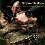 NORTH EDGE TERRAX Outdoor Luminous Waterproof Men Multifunctional Nylon Strap Sports Watch