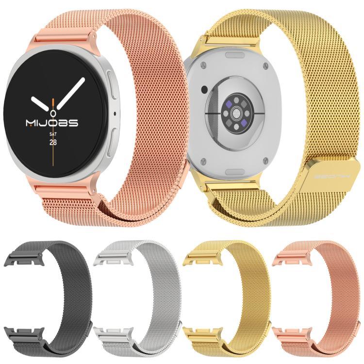 MIJOBS Milan Magnetic Metal Watch Band, For Samsung Galaxy Watch8 / Watch8 Classic