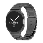 MIJOBS Three Beads Stainless Steel Watch Band, For Samsung Galaxy Watch8 / Watch8 Classic