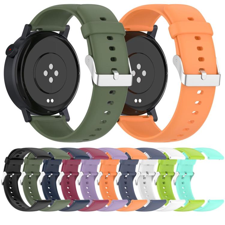 xDFind Solid Color Silicone Watch Band, For Nothing CMF Watch 3 Pro / Watch Pro2 22mm, For Nothing CMF Watch 3 Pro / Watch Pro2 20mm