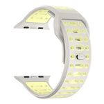 xDfind Two Color Silicone Sport Breathable Watch Band, For Apple Watch 46mm / 49mm / 45mm / 44mm