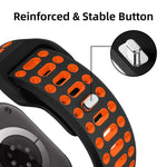 xDfind Two Color Silicone Sport Breathable Watch Band, For Apple Watch 46mm / 49mm / 45mm / 44mm
