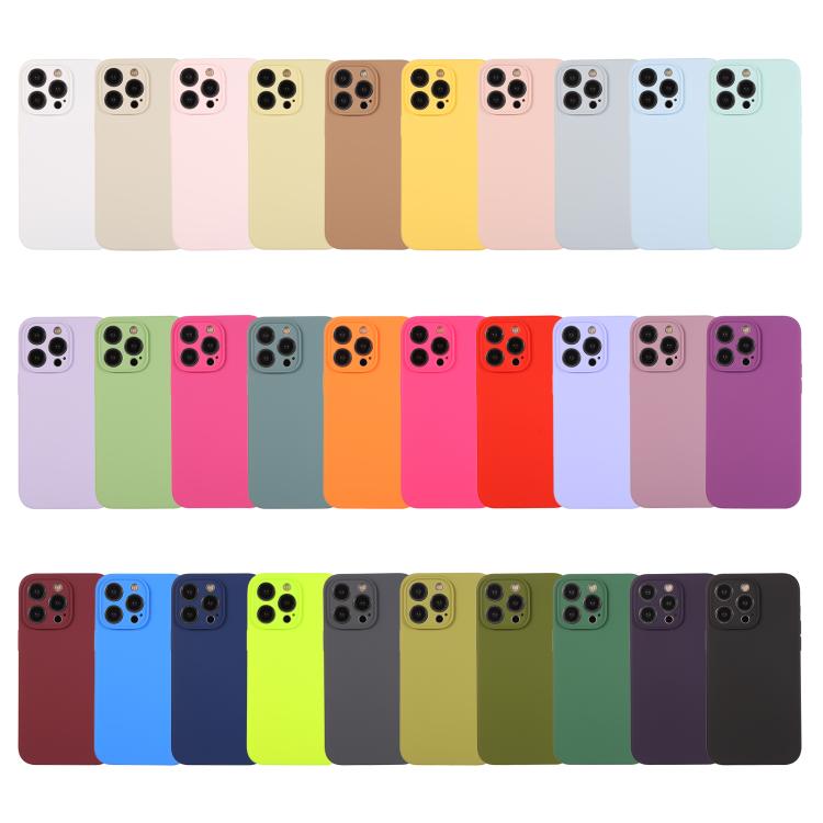 Pure Color Liquid Silicone Fine Pore Phone Case, For iPhone 17 Pro Max