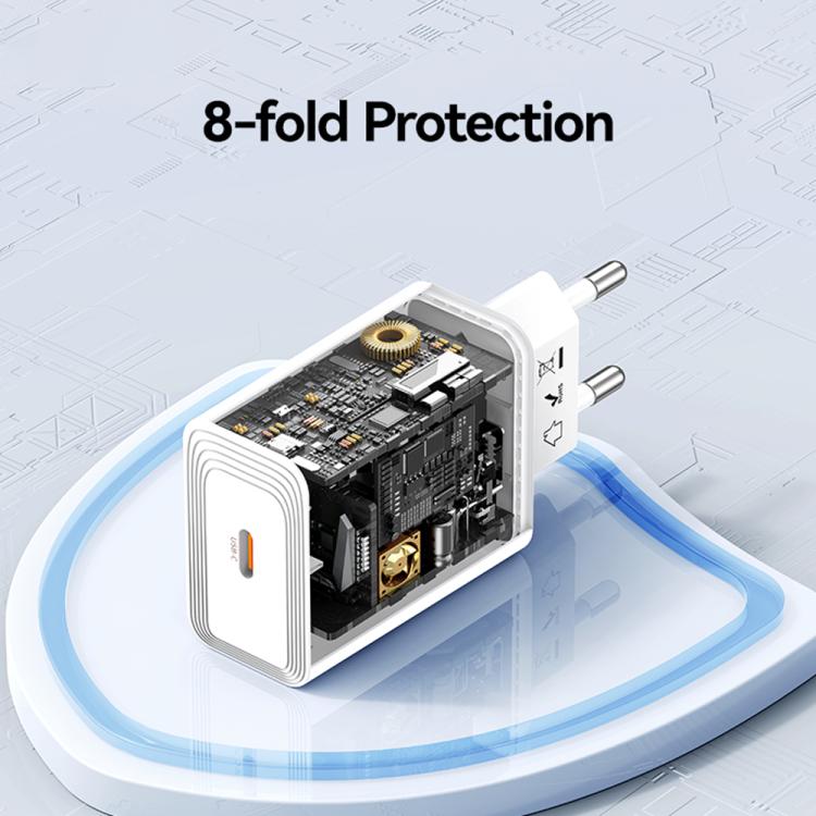 USAMS CC325 T69 PD 20W USB-C / Type-C Single Port Fast Charger, CC325