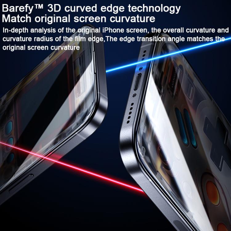 Benks Zero Curve Edge Gaming Frosted Tempered Screen Protector, For iPhone 17 Pro Max, For iPhone 17