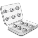 12 PCS Wireless Earphone Replaceable Memory Foam Ear Cap Earplugs for AirPods Pro, with Storage Box, Memory Foam Grey